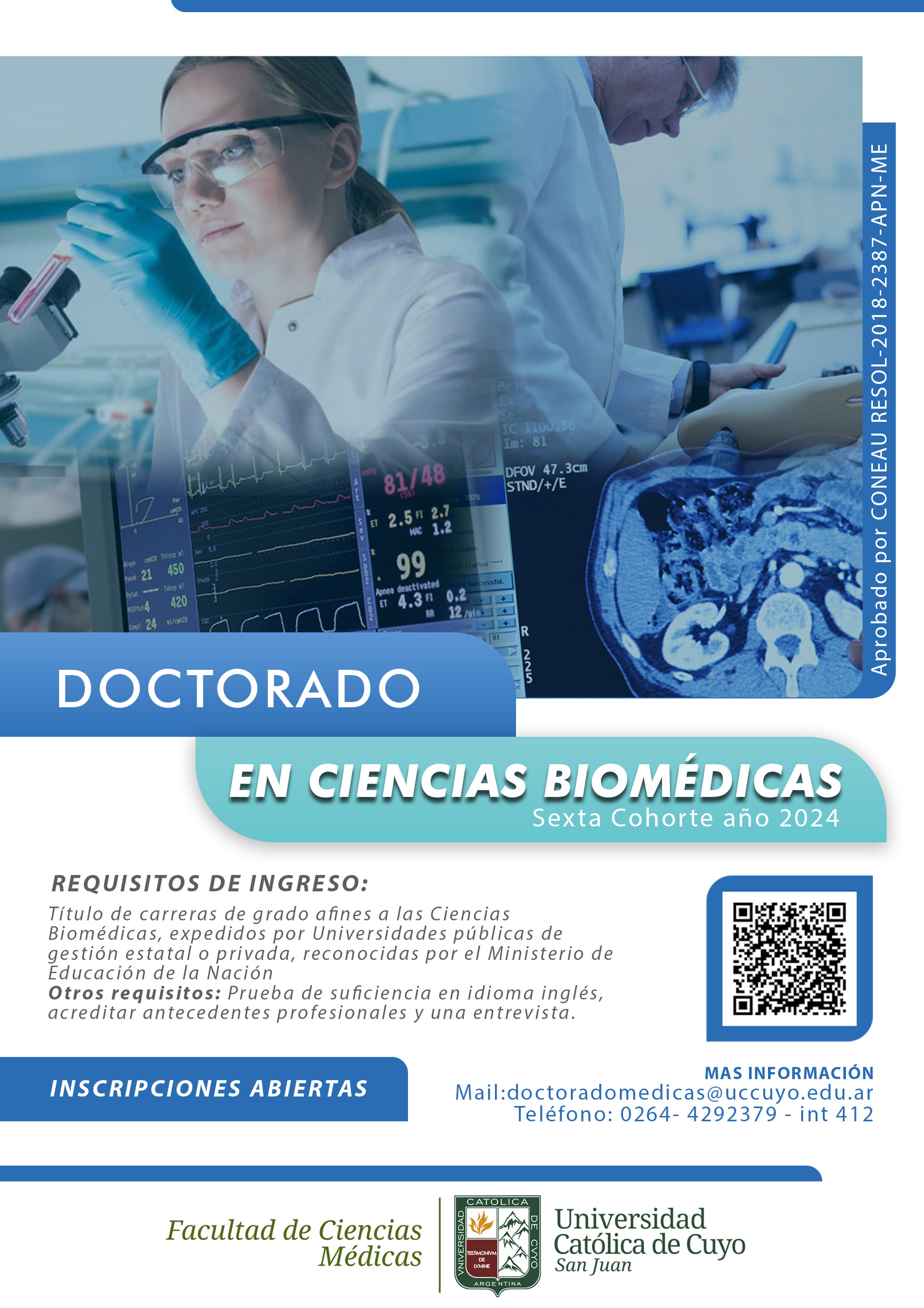 DOCTORADO EN CIENCIAS BIOMEDICAS - FCM