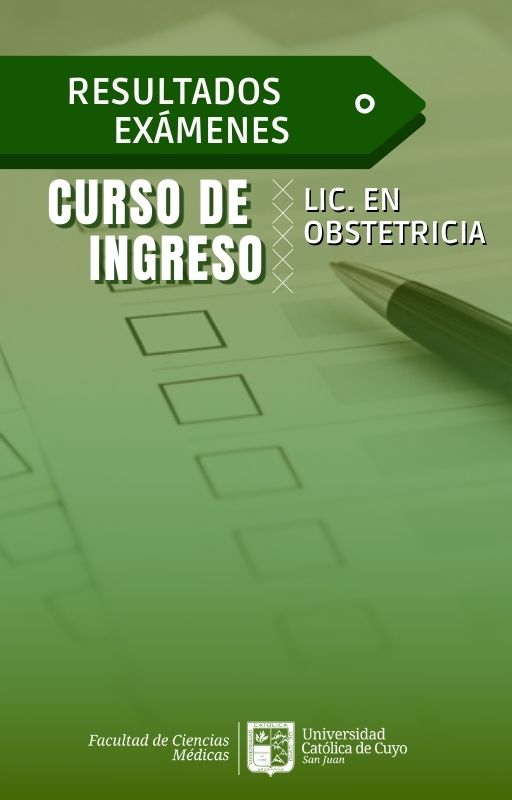 RESULTADOS 1° PARCIAL FISICO QUIMICA- CURSO INGRESO LIC OBSTETRICIA 2025