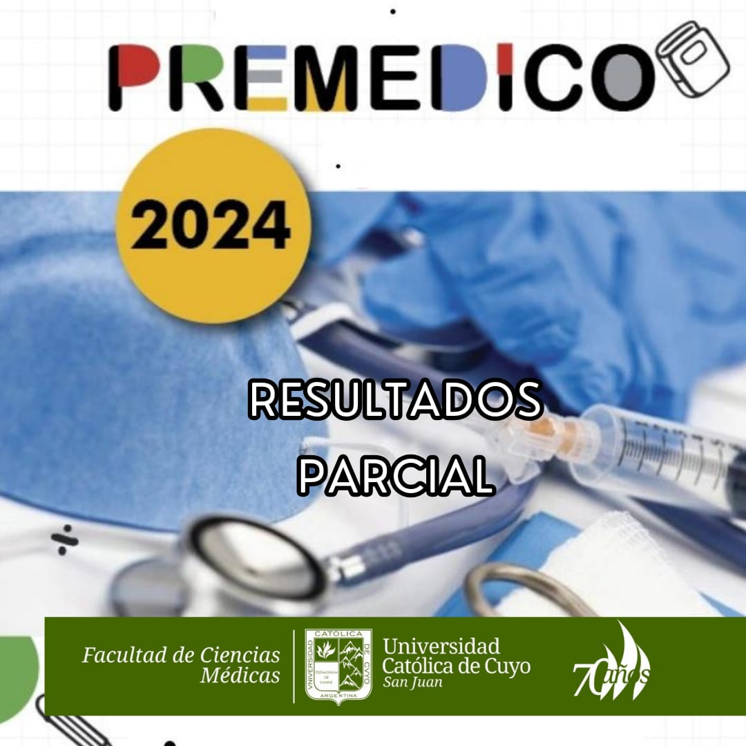 Premédico INTENSIVO resultados primer parcial